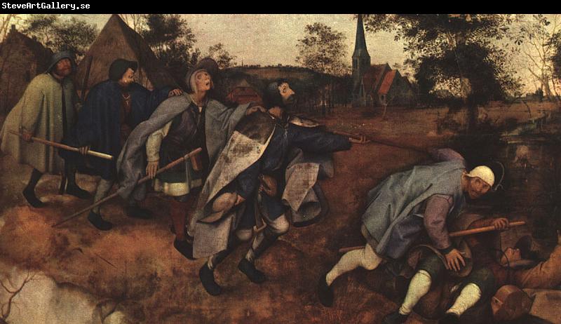 BRUEGEL, Pieter the Elder The Parable of the Blind Leading the Blind f